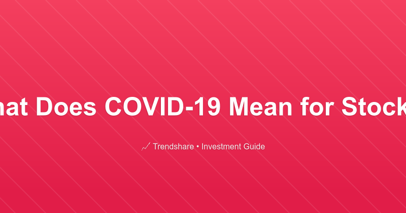 What Does COVID-19 Mean for Stocks? - Investment Guide