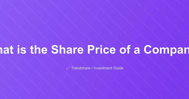 What is the Share Price of a Company? - Investment Guide